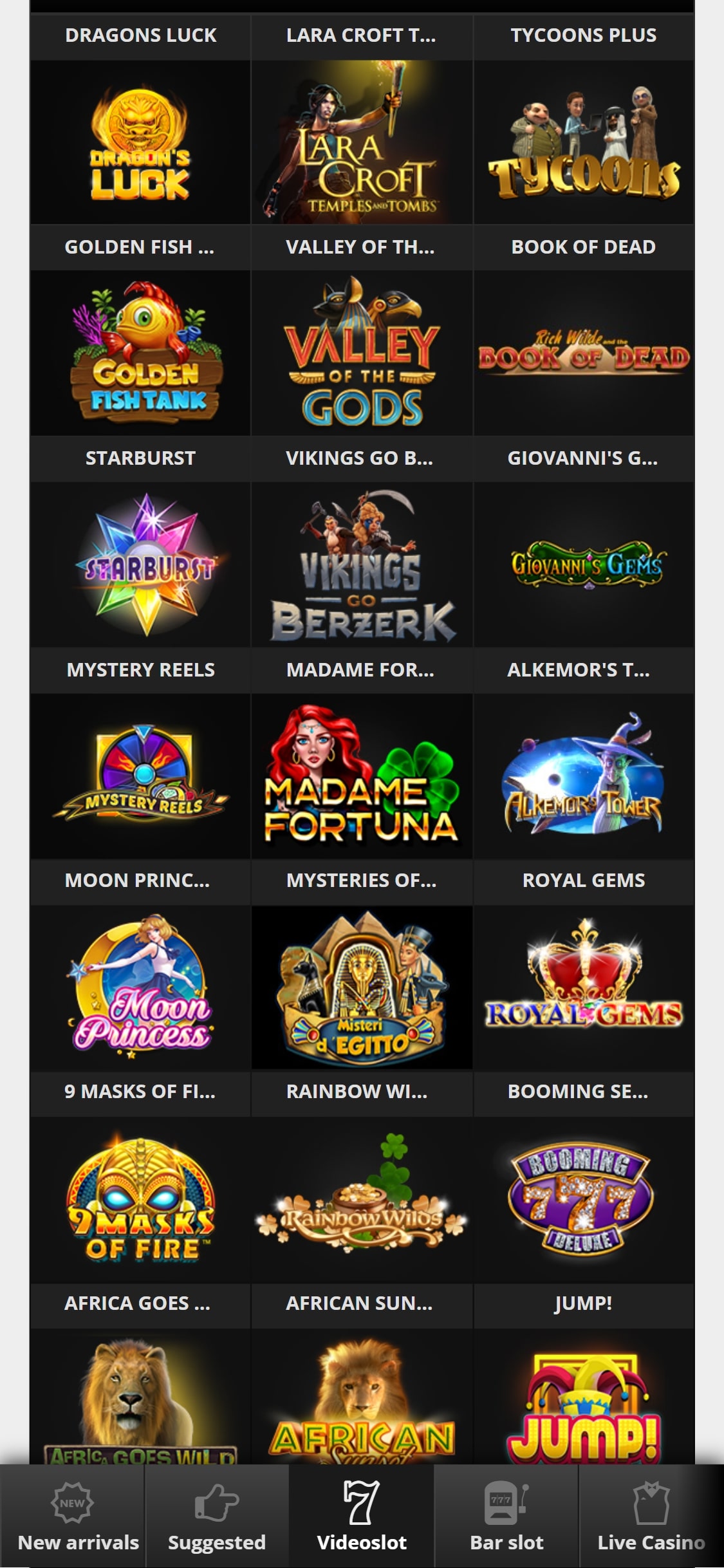 Replatz Casino Mobile Games Review