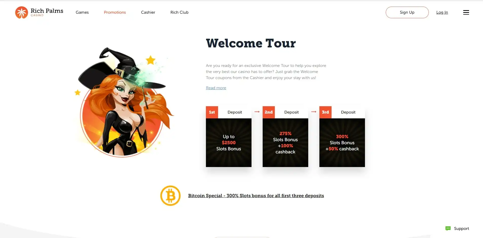 Rich Palms No Deposit Bonus