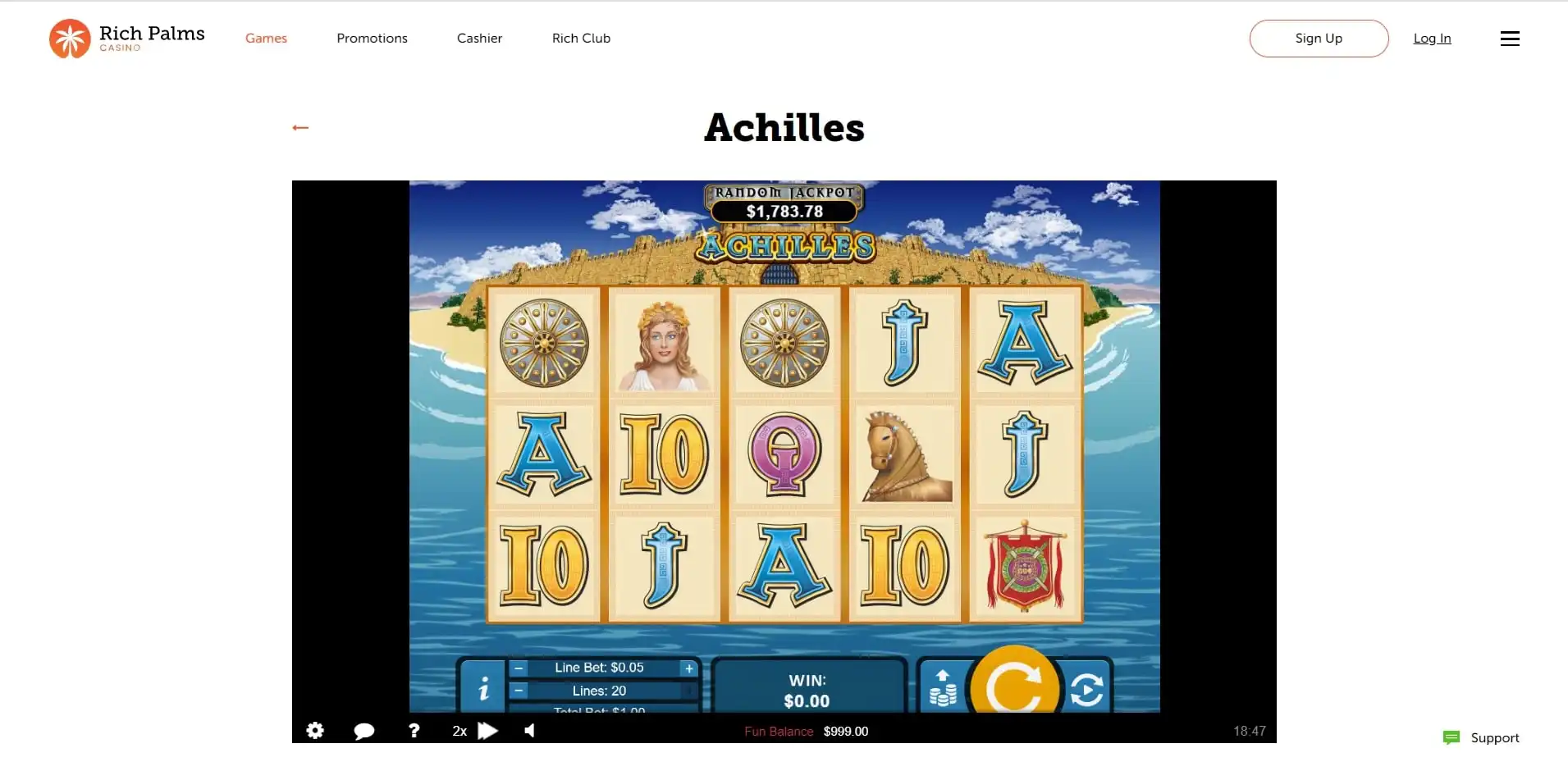 Rich Palms Slot Games