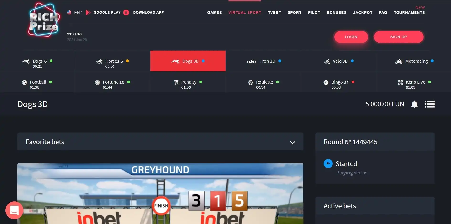 RichPrize Casino Betting