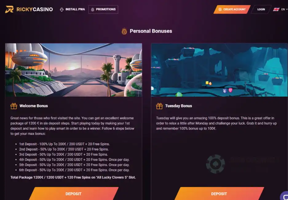 Ricky Casino Review