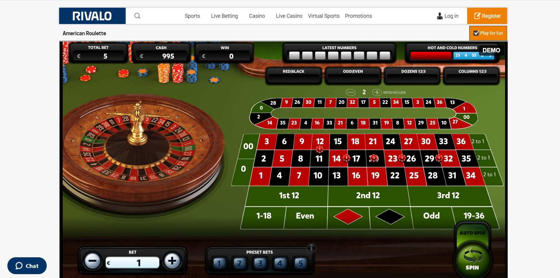 Rivalo Casino Games