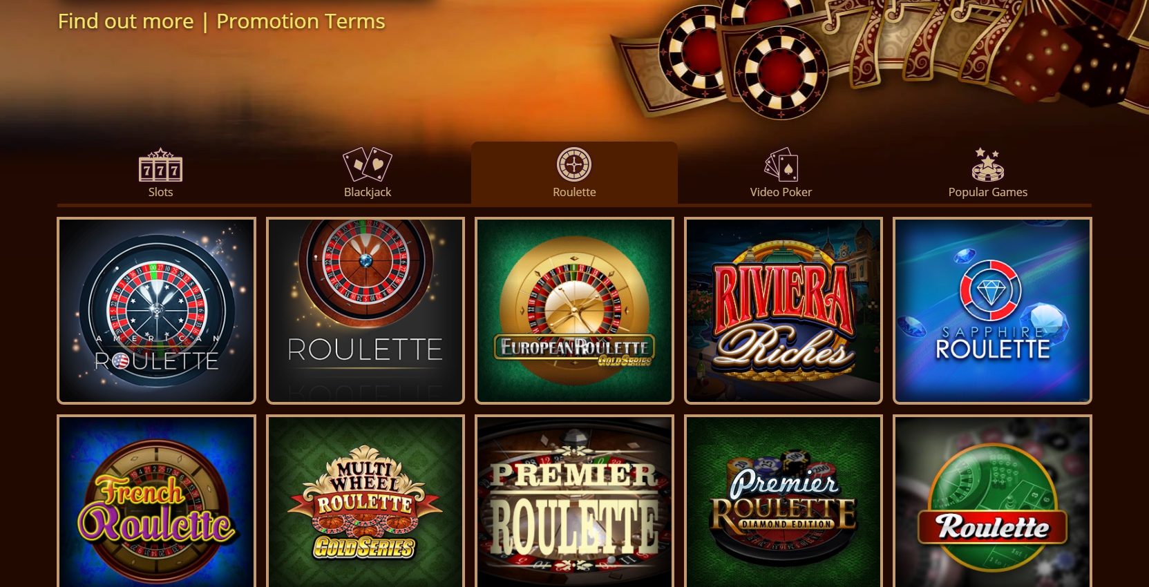 River Belle Casino Games