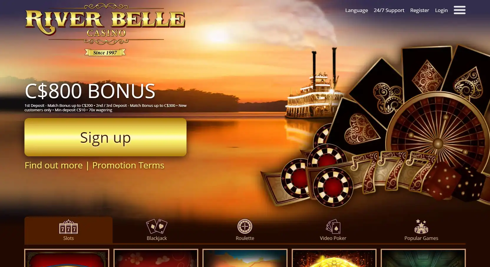 River Belle Casino Review