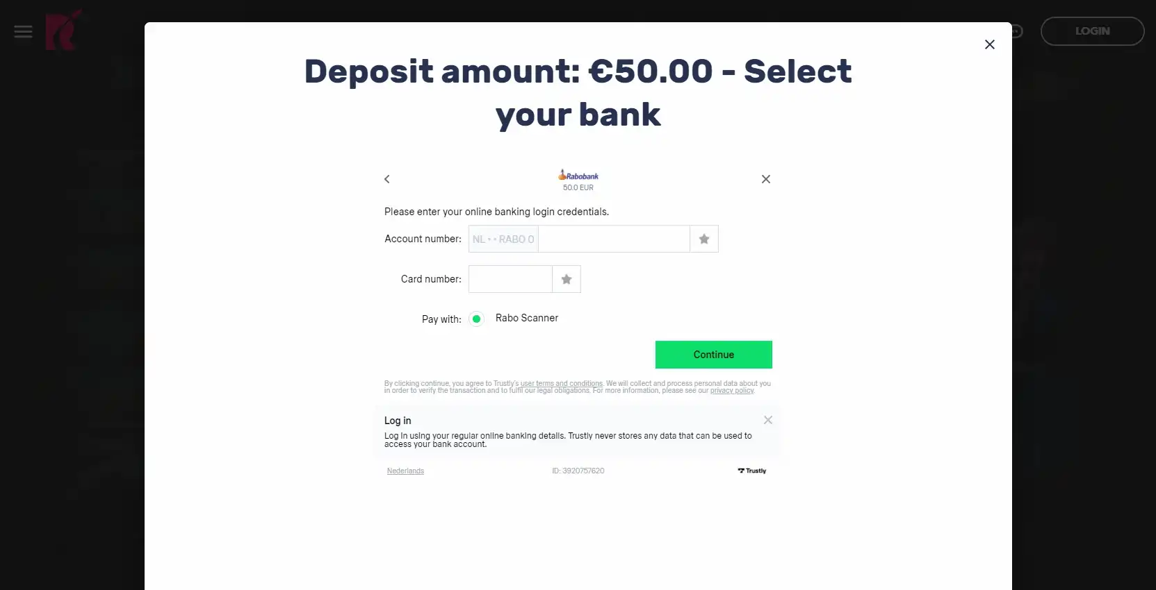 Rocket Casino Login