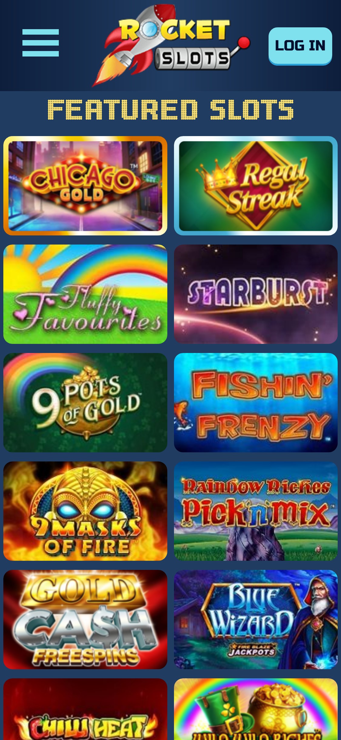 Rocket Slots Casino Mobile Games Review