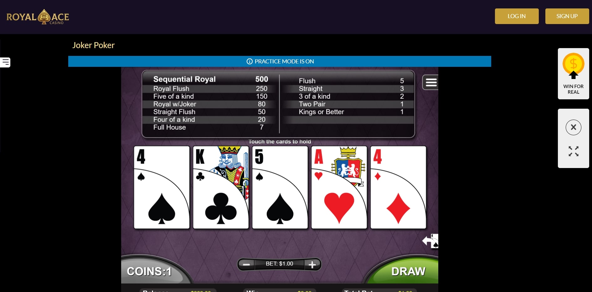 Royal Ace Casino Slots