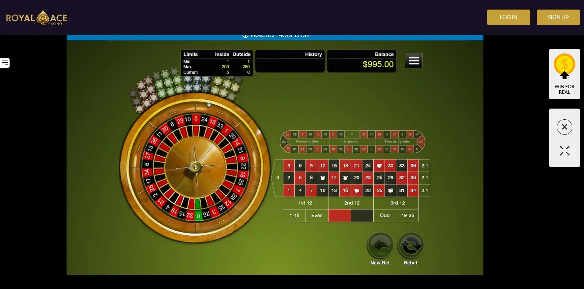 Royal Ace Casino Casino Games