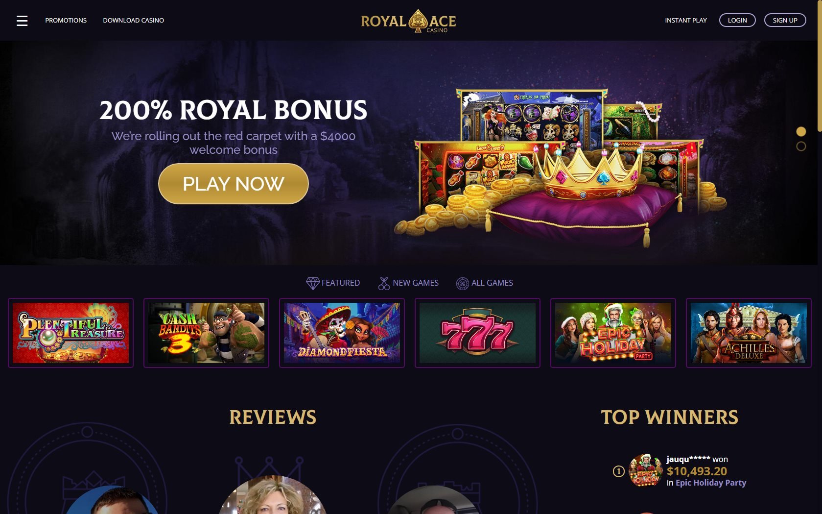 Royal Ace Casino Review ᐈ Is RoyalAceCasino Casino a Legit Site to Play