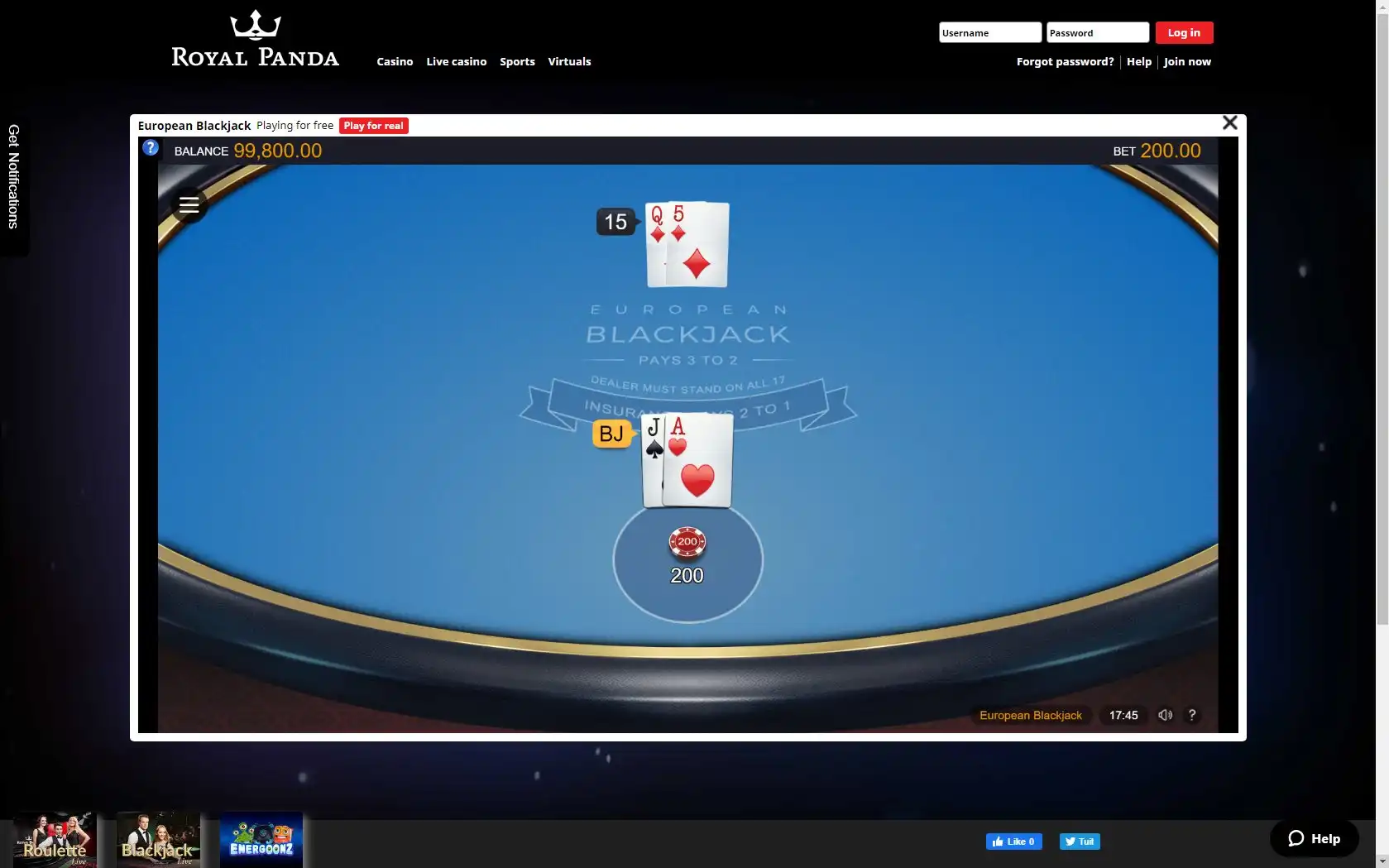 Royal Panda Casino Slots