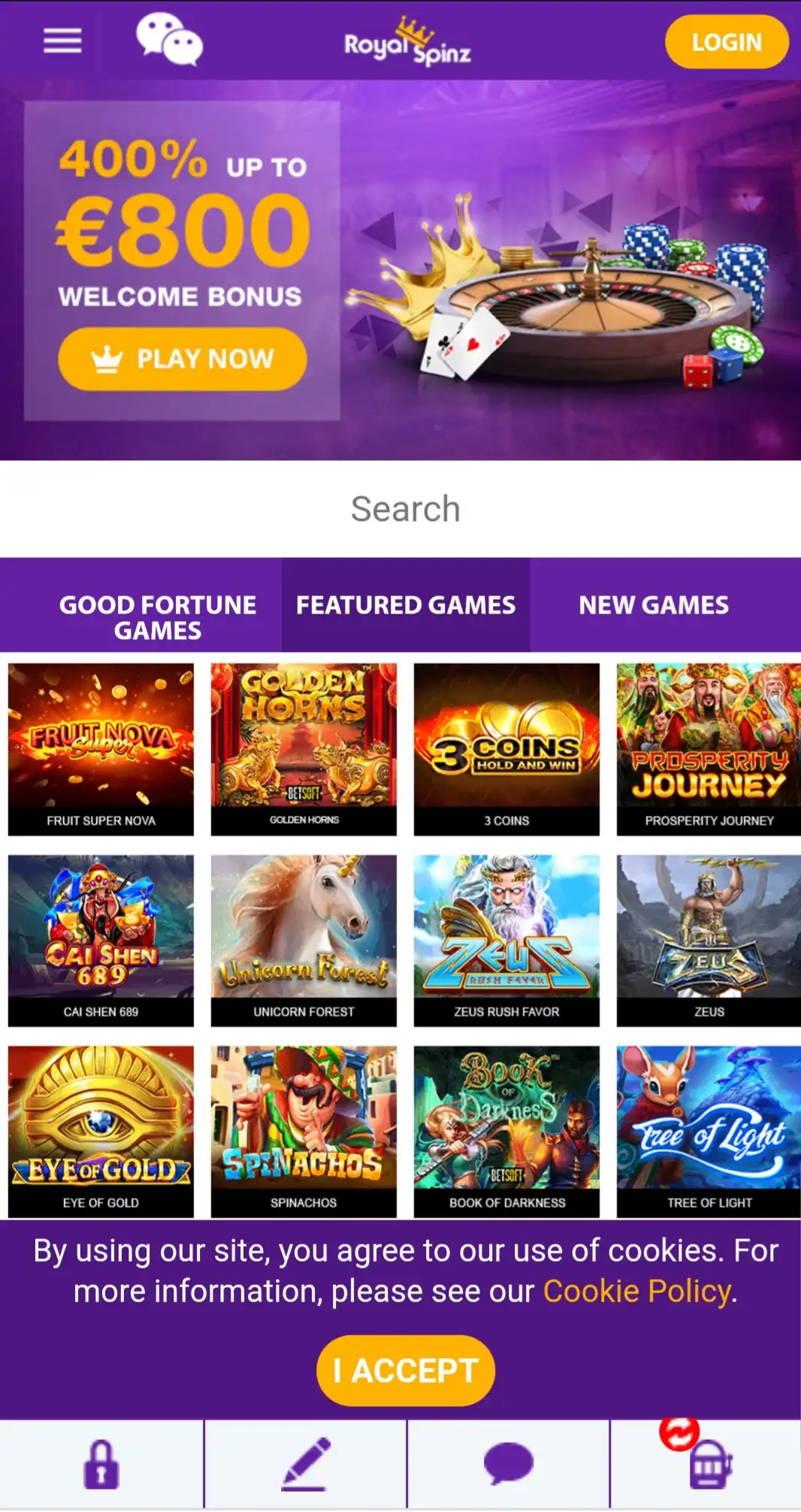 Royal Spinz Casino Mobile Review