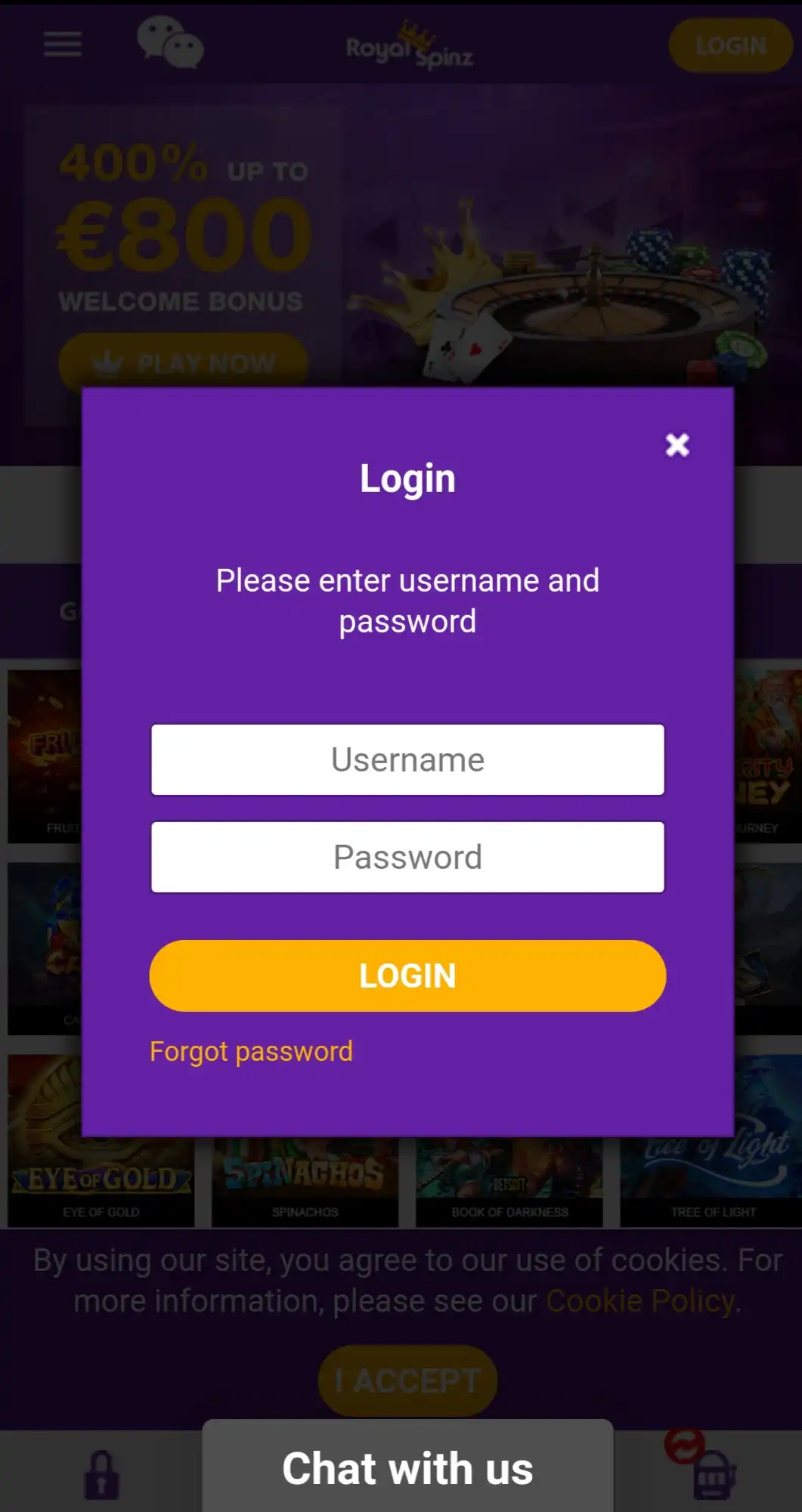 Royal Spinz Casino Mobile Login Review