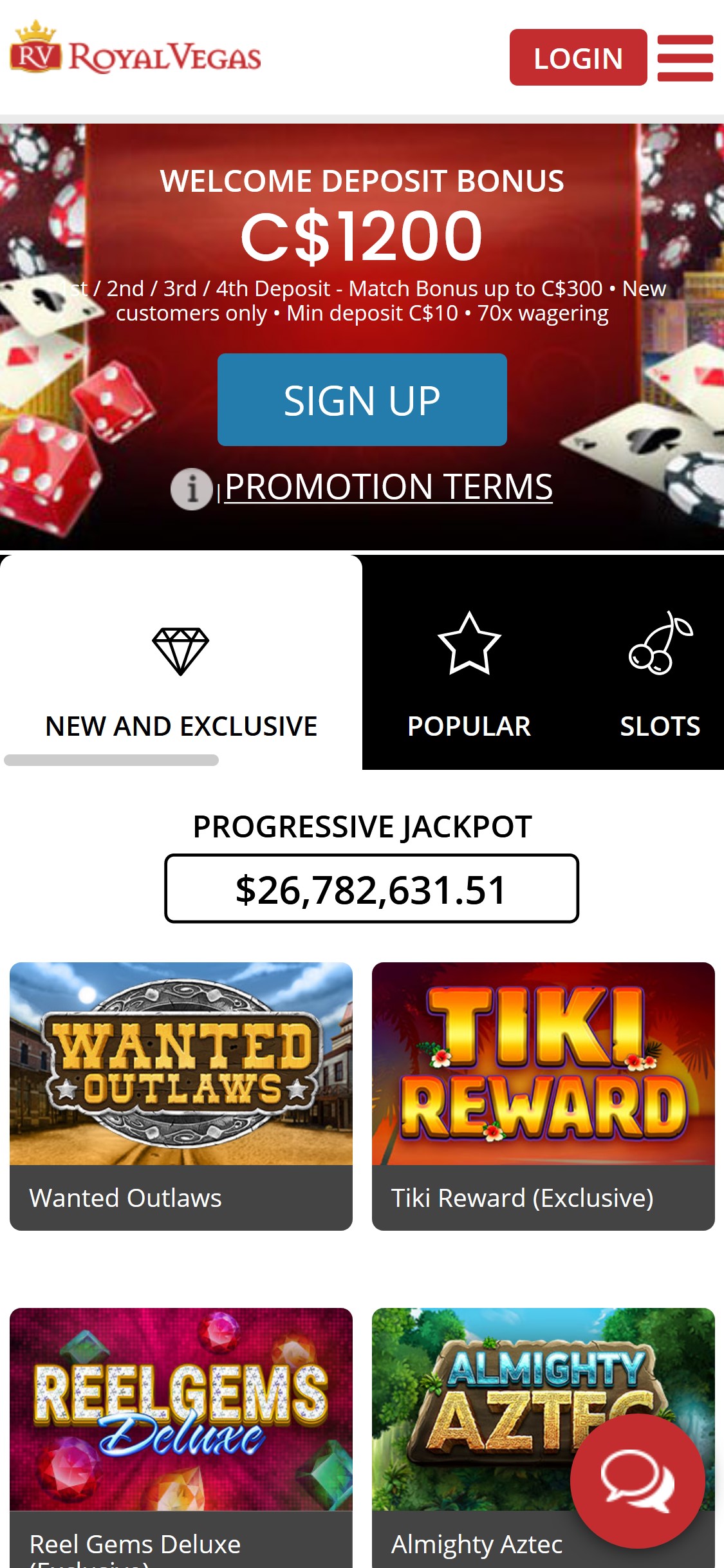 Royal Vegas Casino Mobile Review