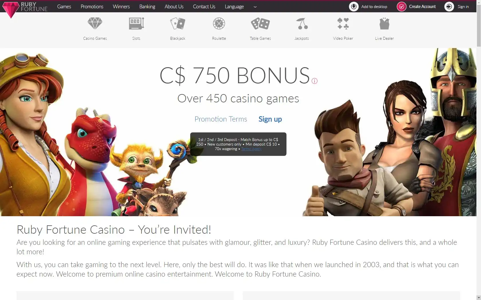 Ruby Fortune Casino Review