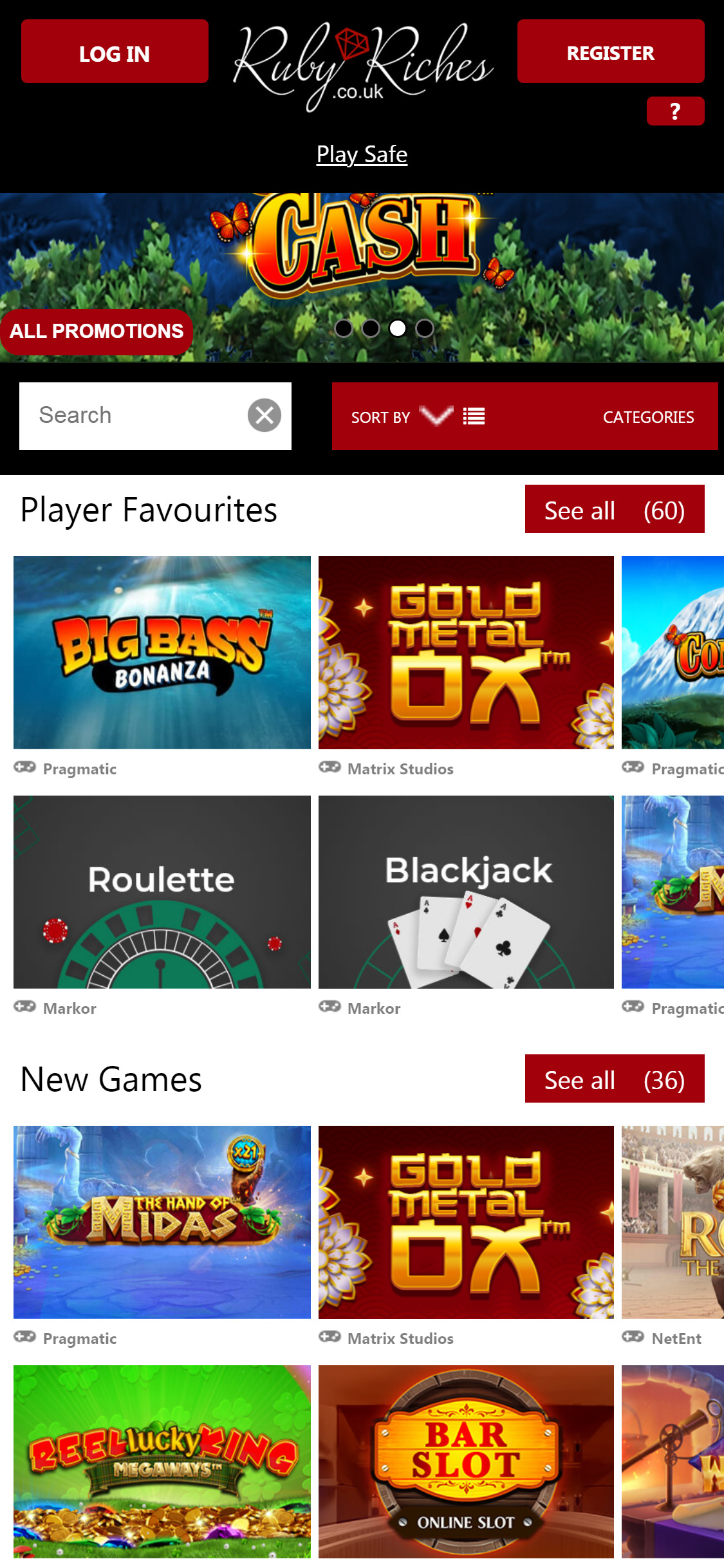 Ruby Riches Casino Mobile Games Review