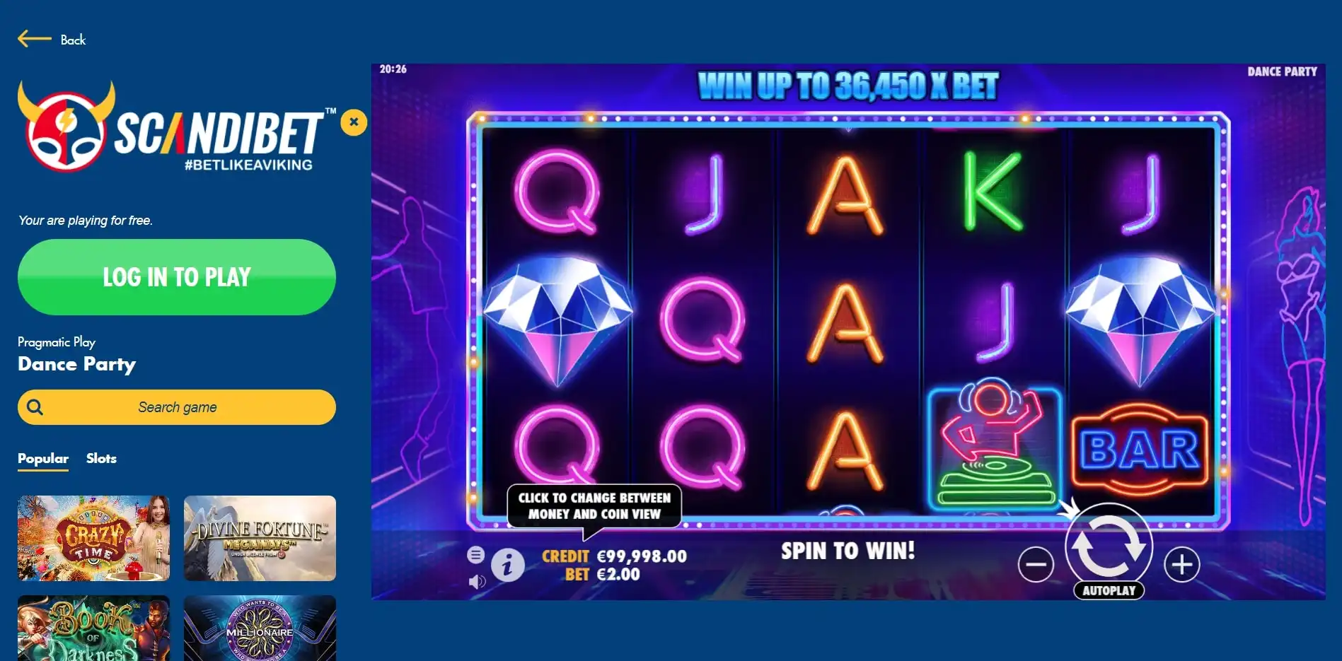 ScandiBet Casino Slot Games