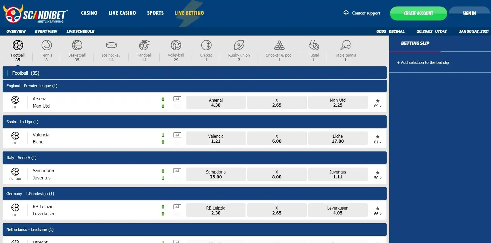 ScandiBet Casino Betting
