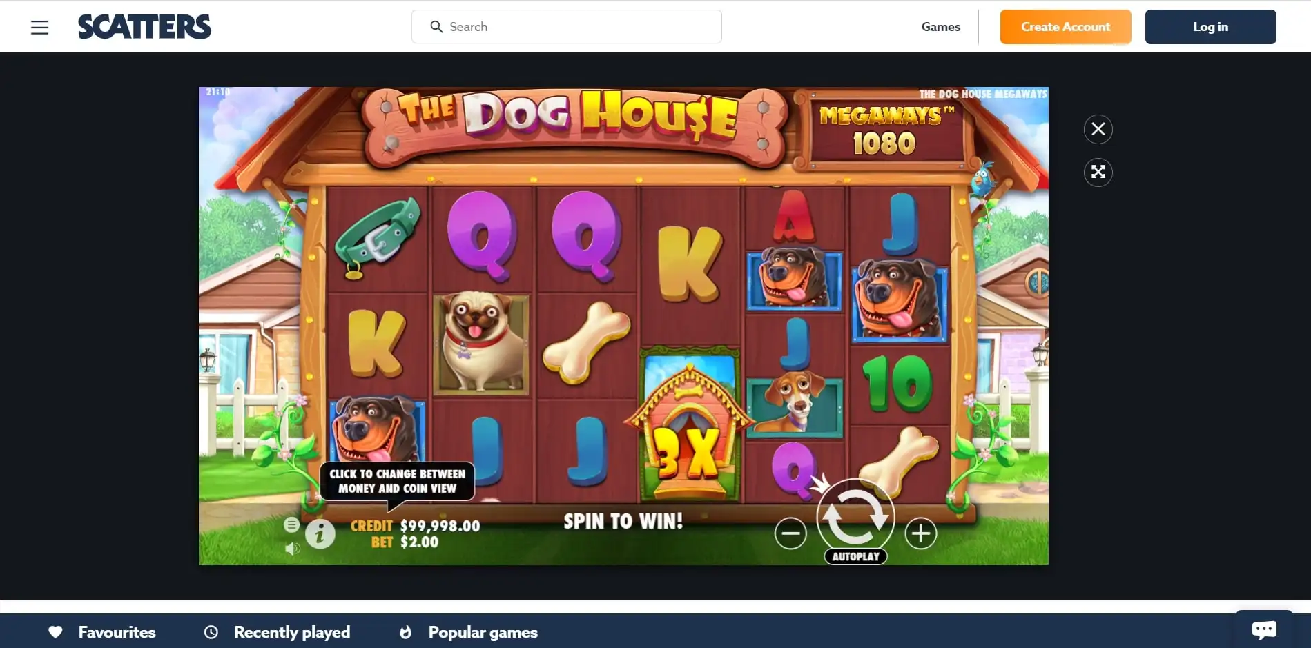 Scatters Casino Slot Games