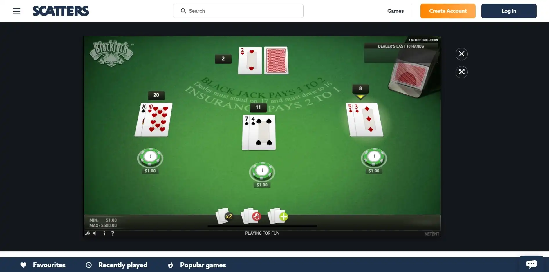 Scatters Casino Slots