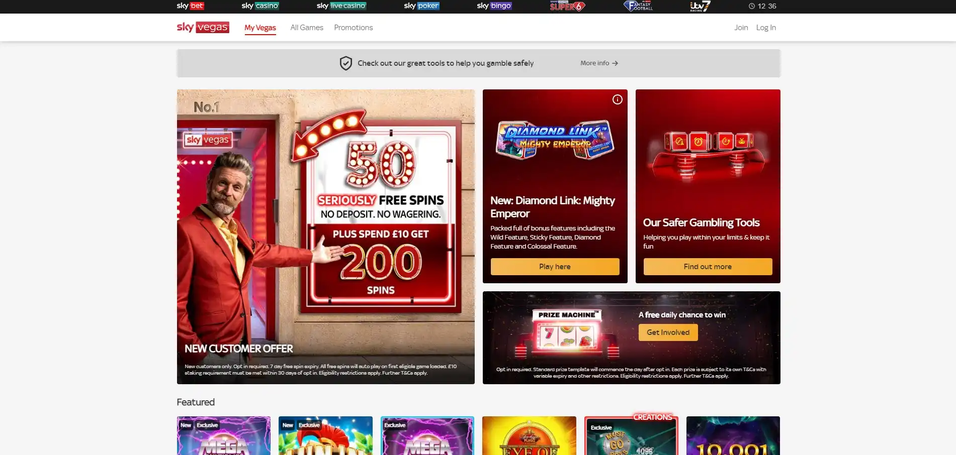 Sky Vegas Casino Review