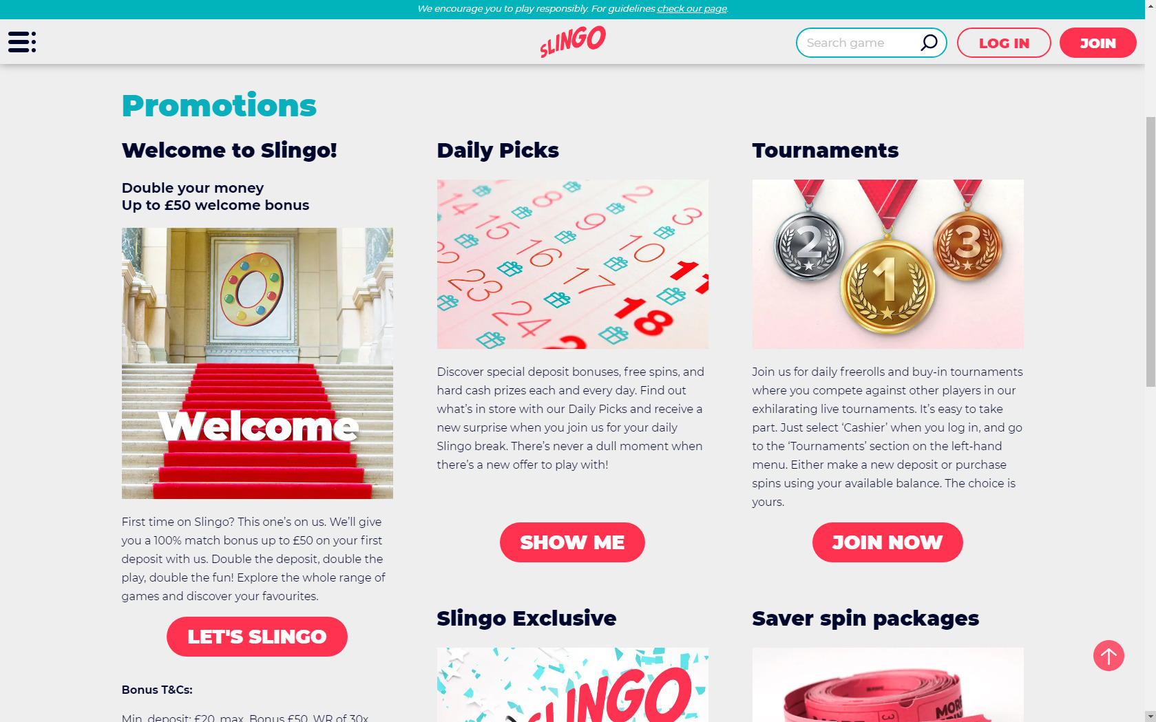Slingo Casino No Deposit Bonus
