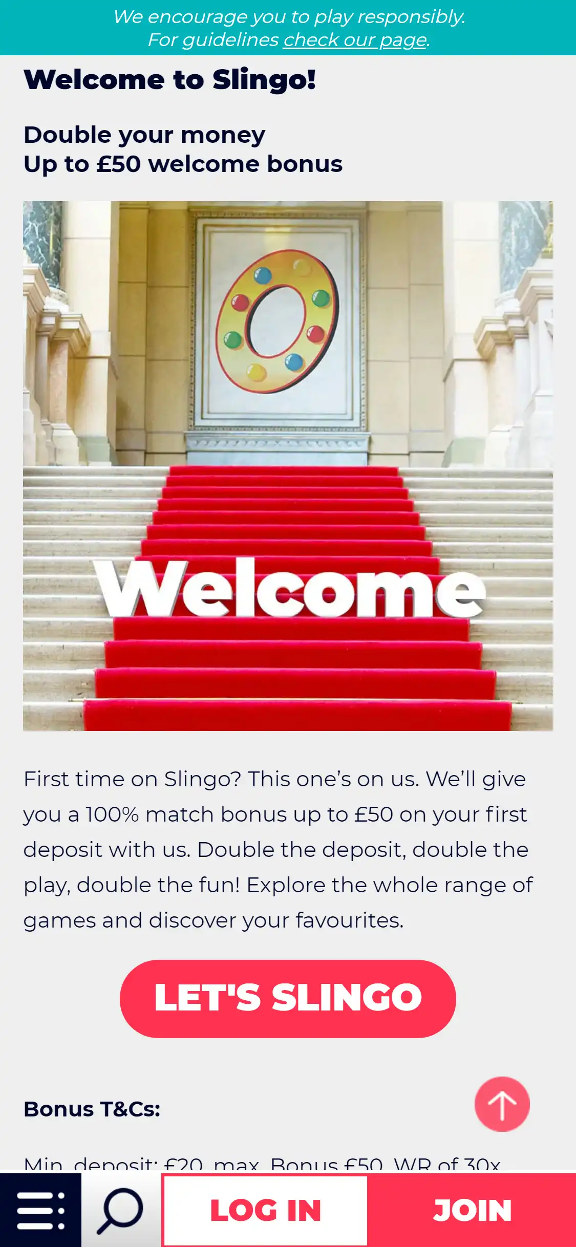 Slingo Casino Mobile No Deposit Bonus Review