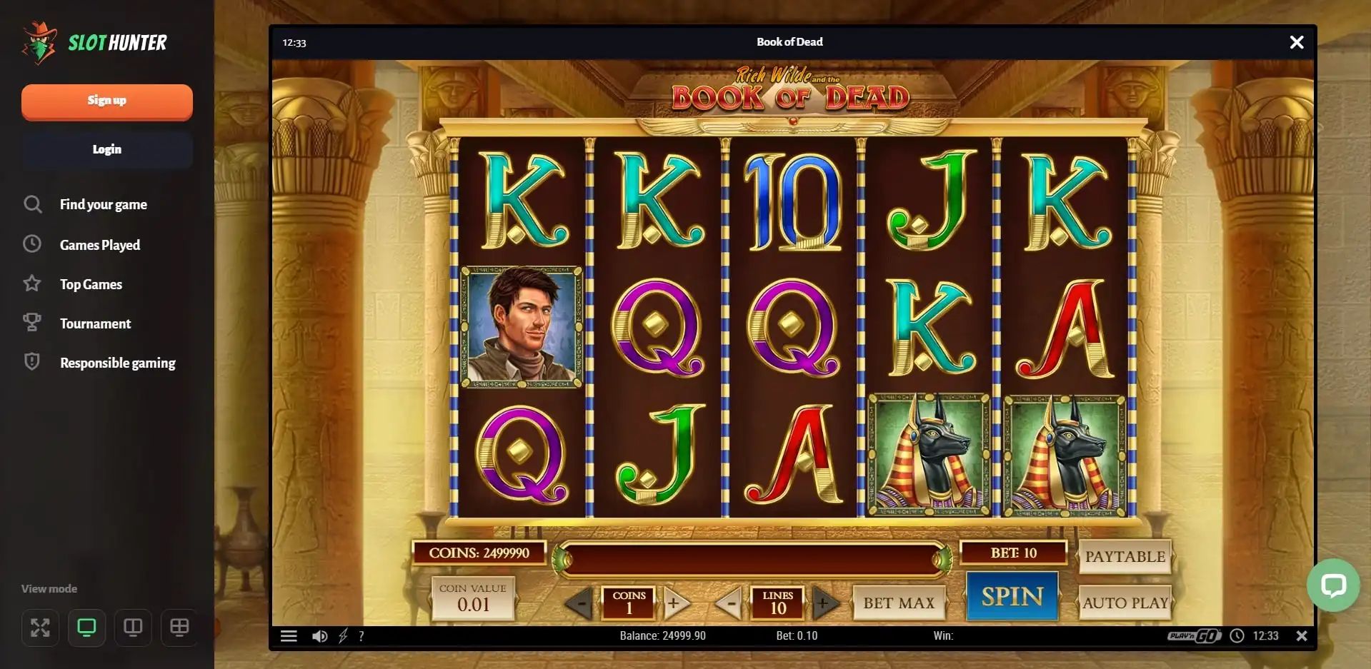 SlotHunter Casino Slot Games