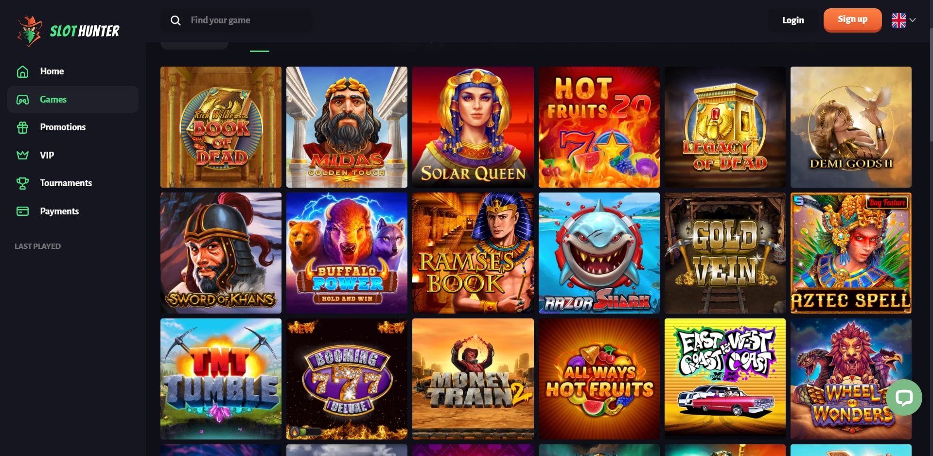 SlotHunter Casino Games