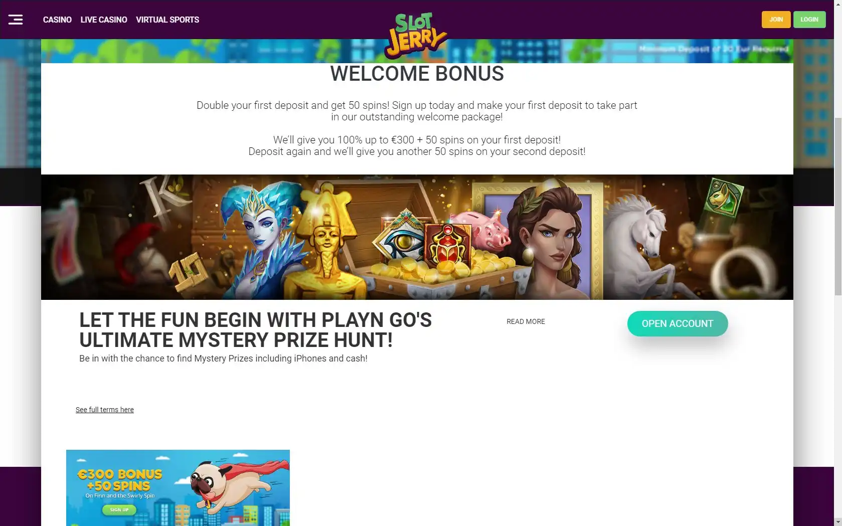 Slotjerry Casino No Deposit Bonus