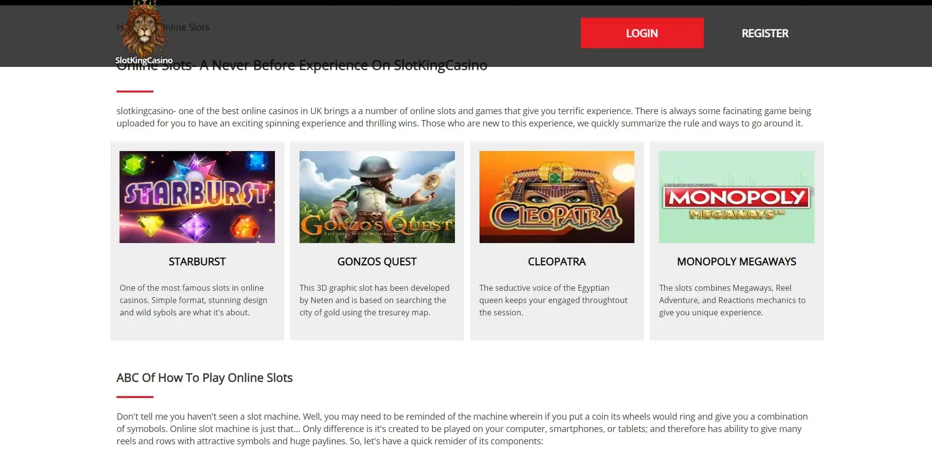 SlotKing Casino Games