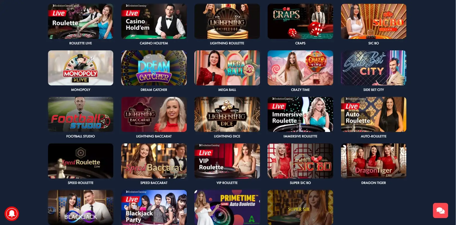 Slotman Live Dealer Games