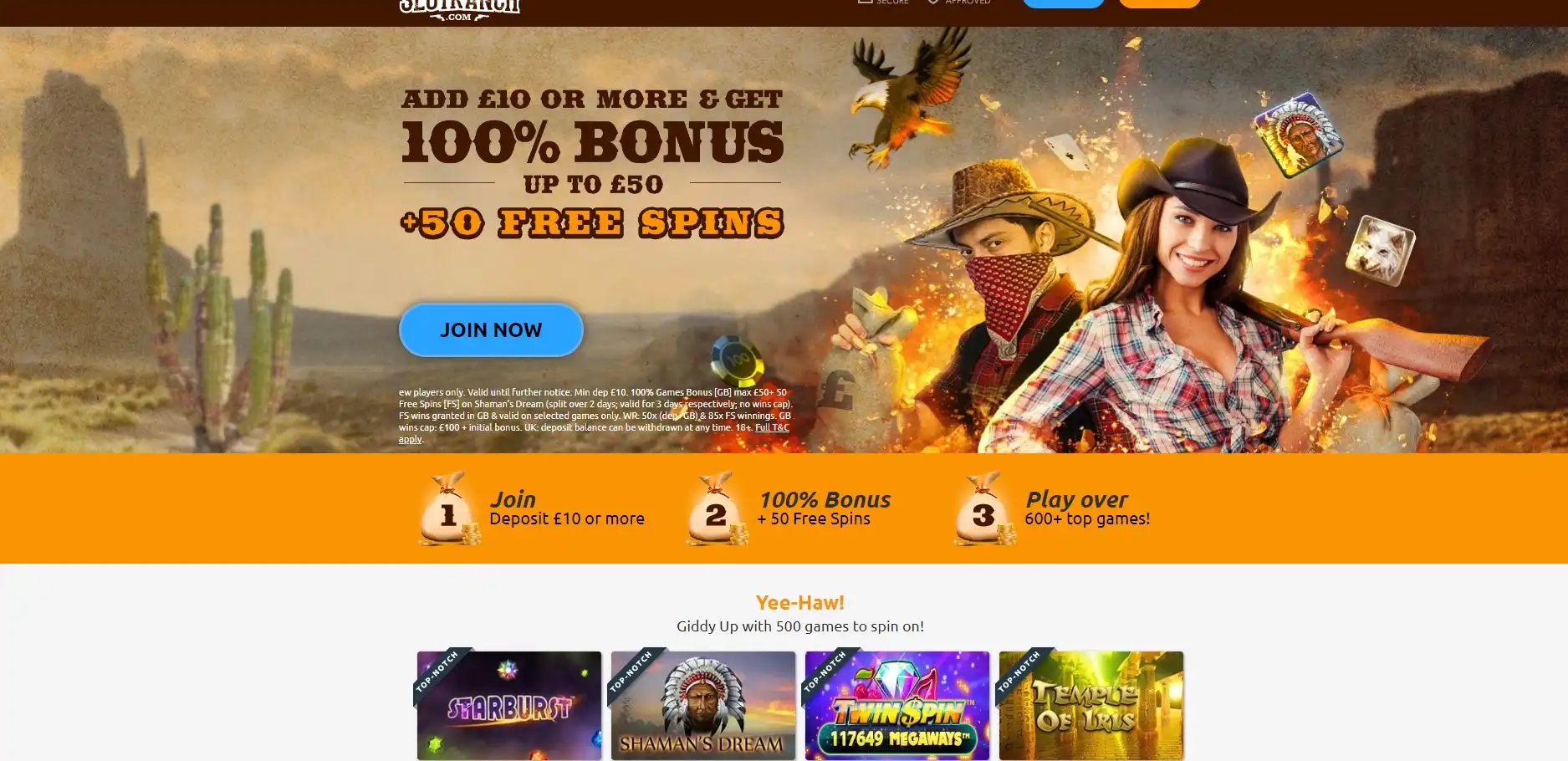 Slot Ranch Casino No Deposit Bonus