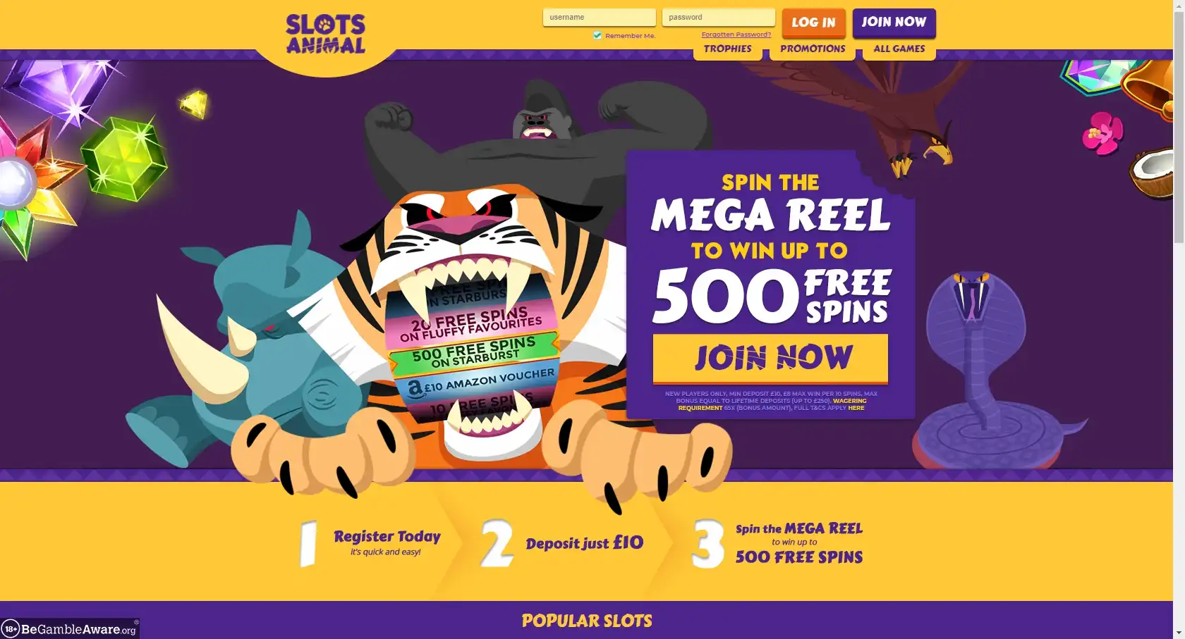 Slots Animal Casino Review