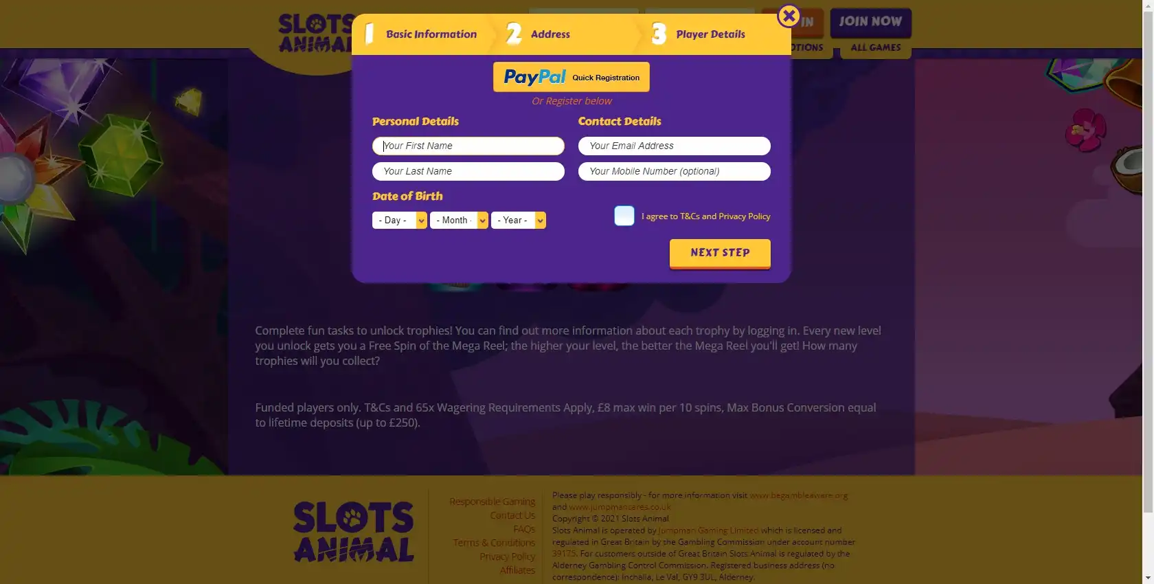 Slots Animal Casino Login