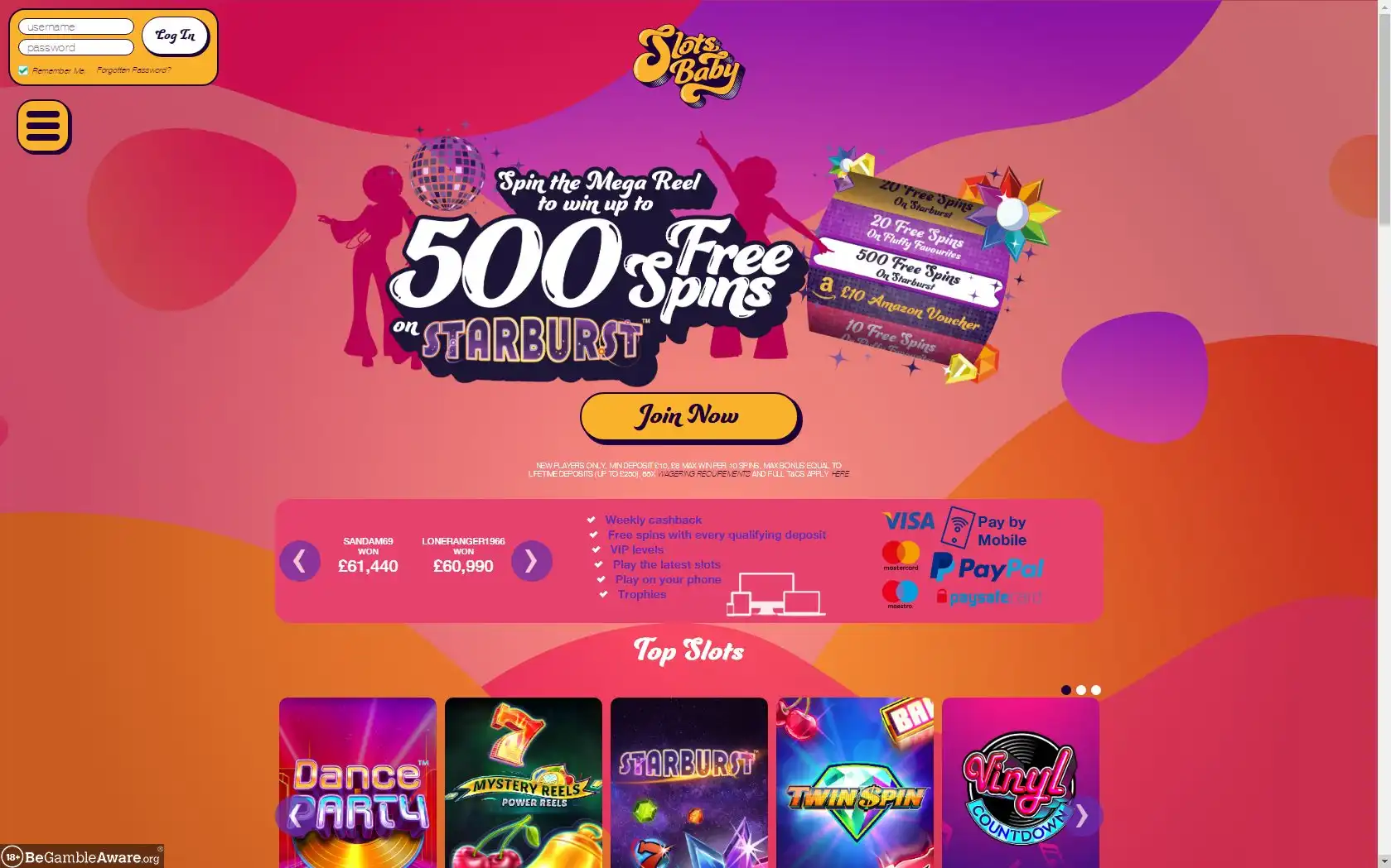 Slots Baby Casino Review