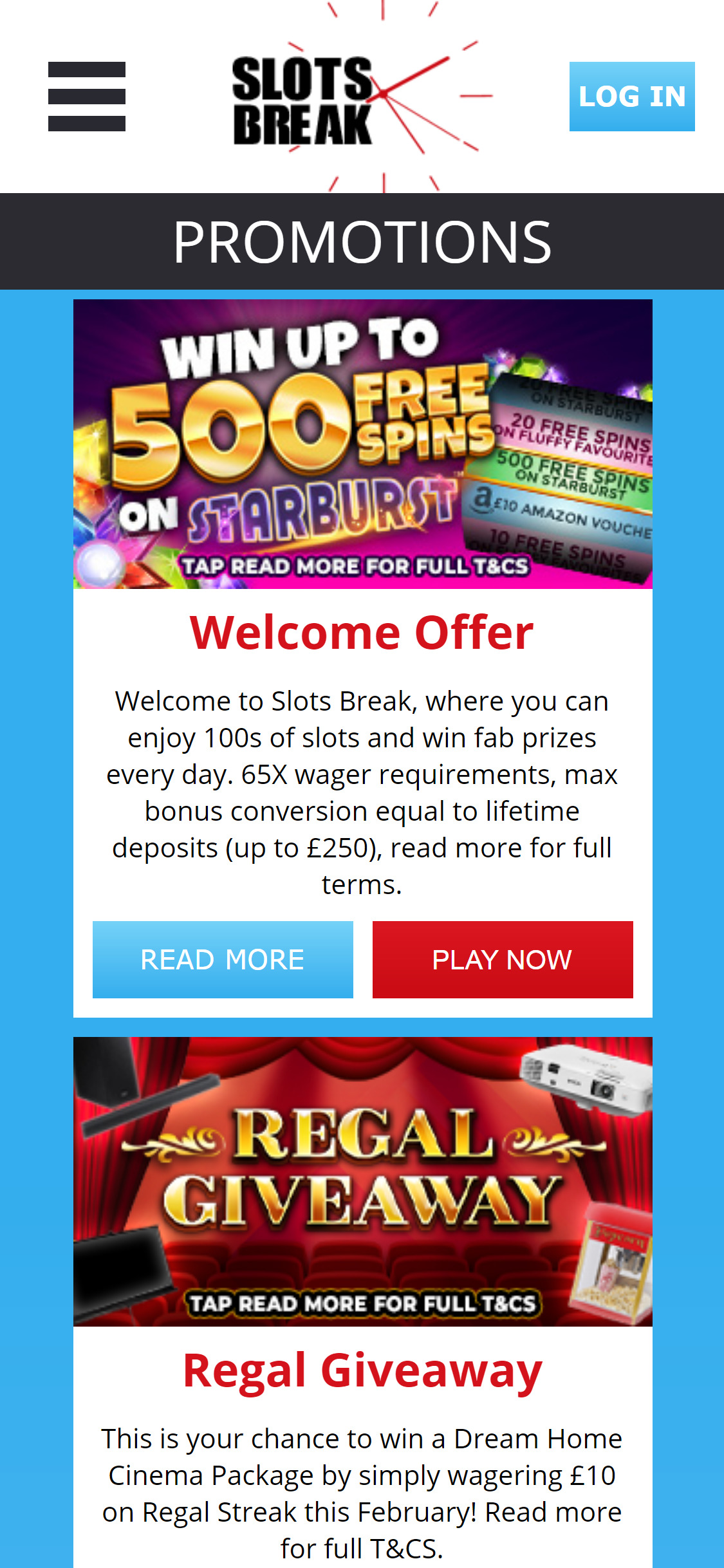 Slots Break Casino Mobile No Deposit Bonus Review