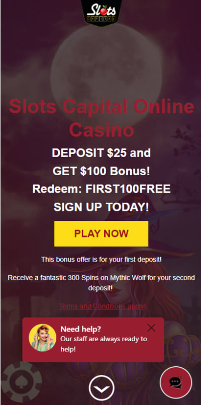 Slots Capital Casino Mobile Games Review