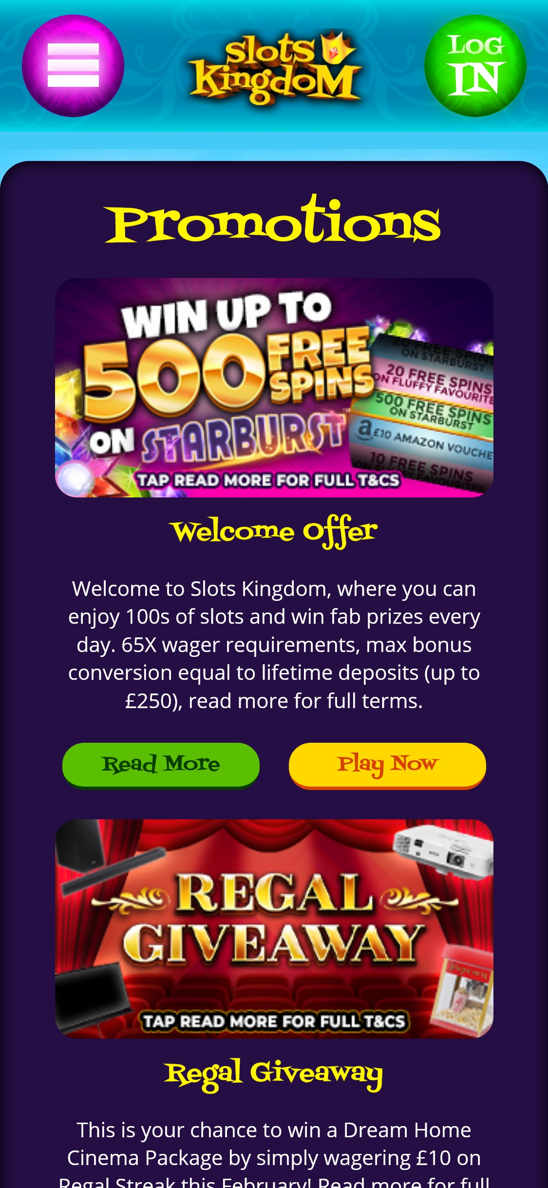 Slots Kingdom Casino Mobile No Deposit Bonus Review