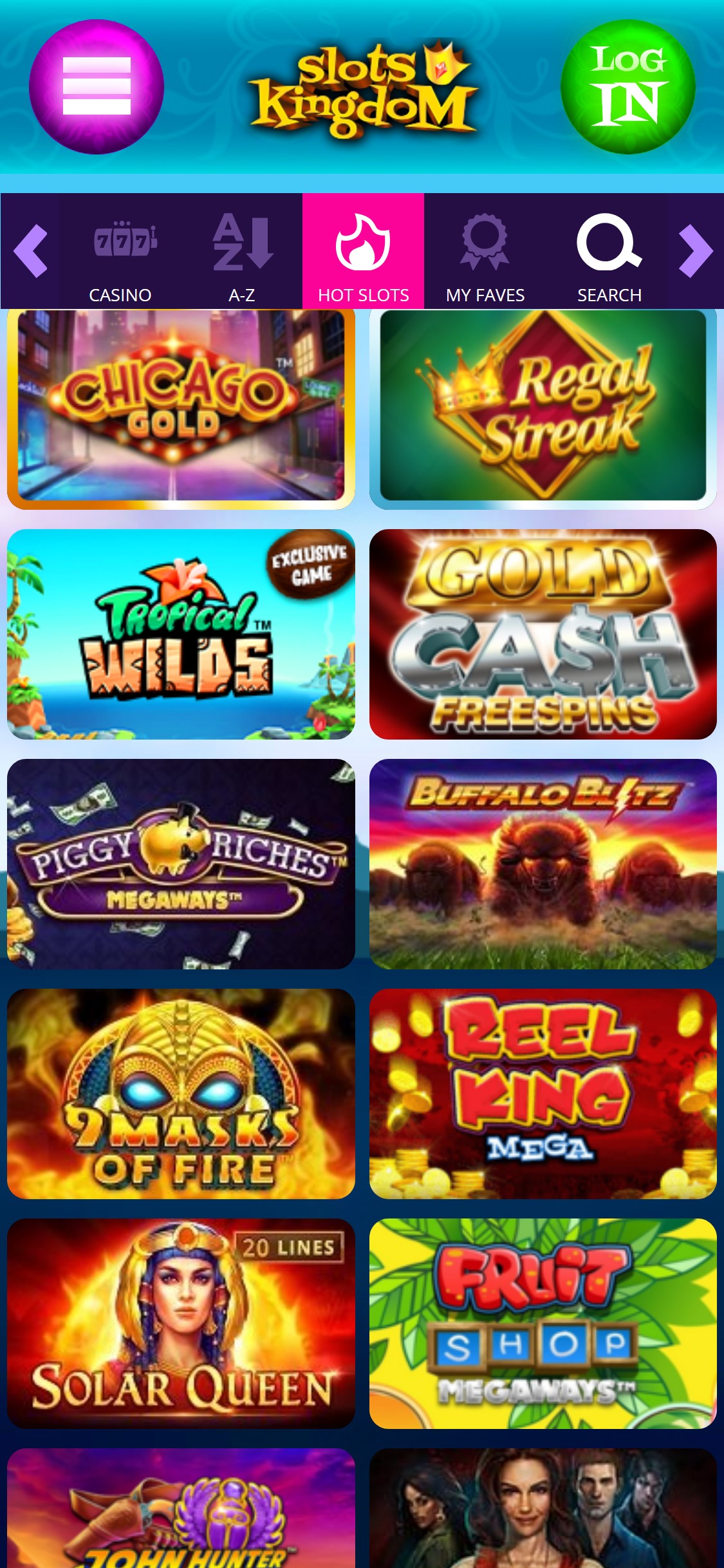 Slots Kingdom Casino Mobile Games Review