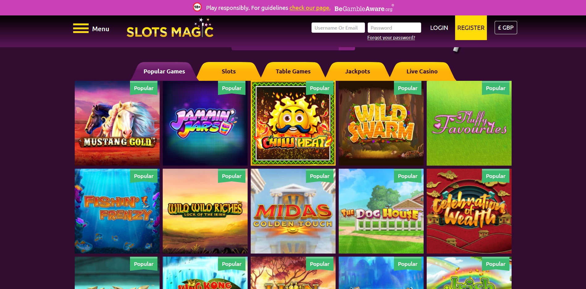 Slots Magic Casino Games