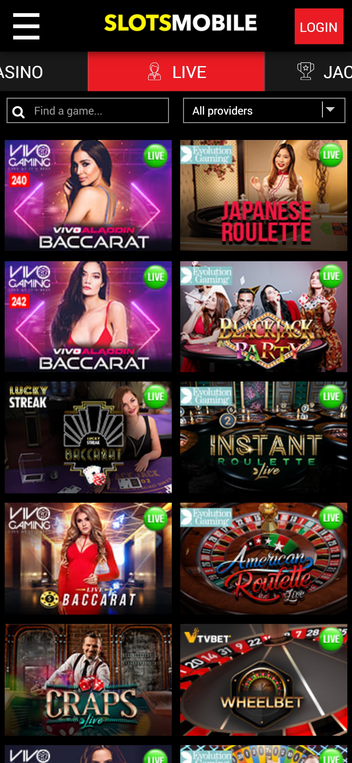 Slots Mobile Casino Mobile Live Dealer Games Review
