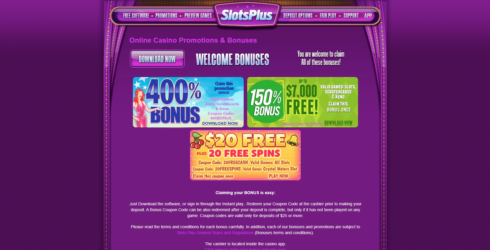 Slots Plus Casino No Deposit Bonus