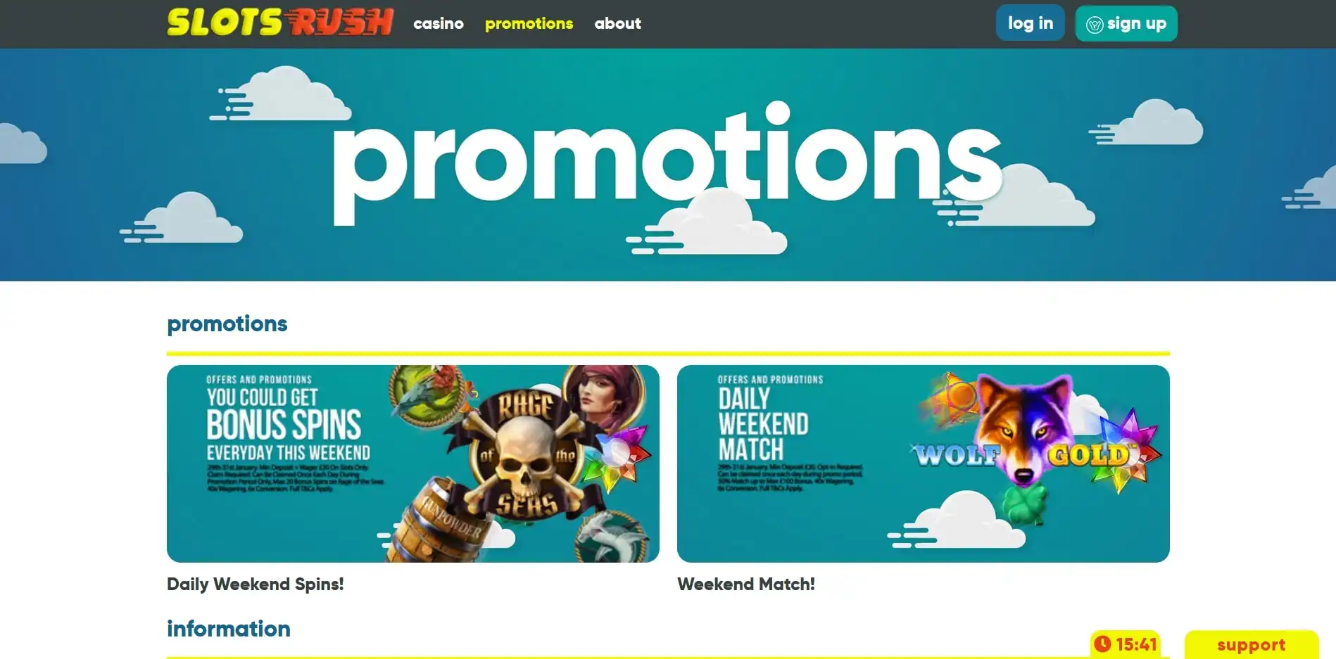 Slots Rush Casino No Deposit Bonus
