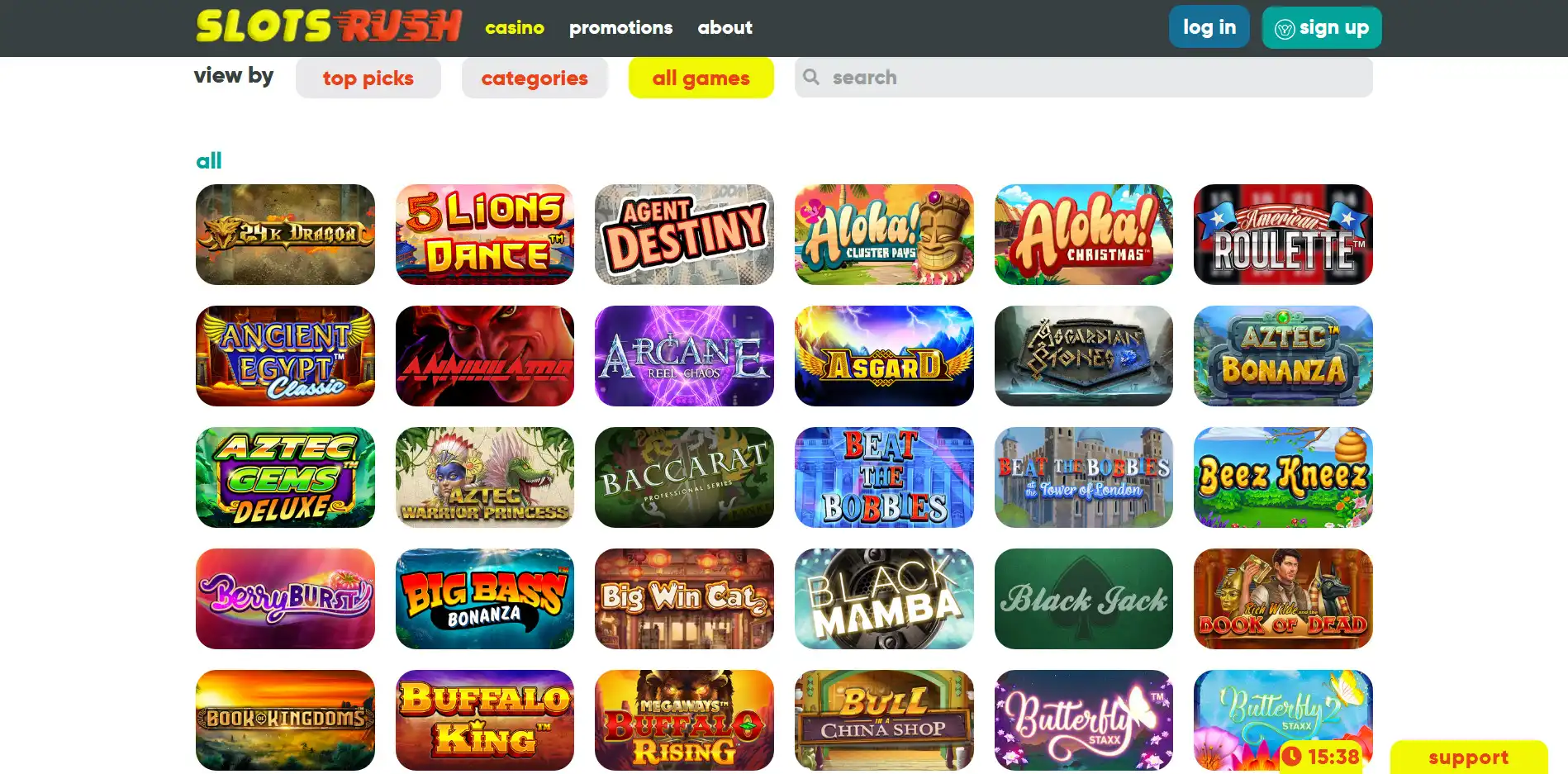 Slots Rush Casino Games