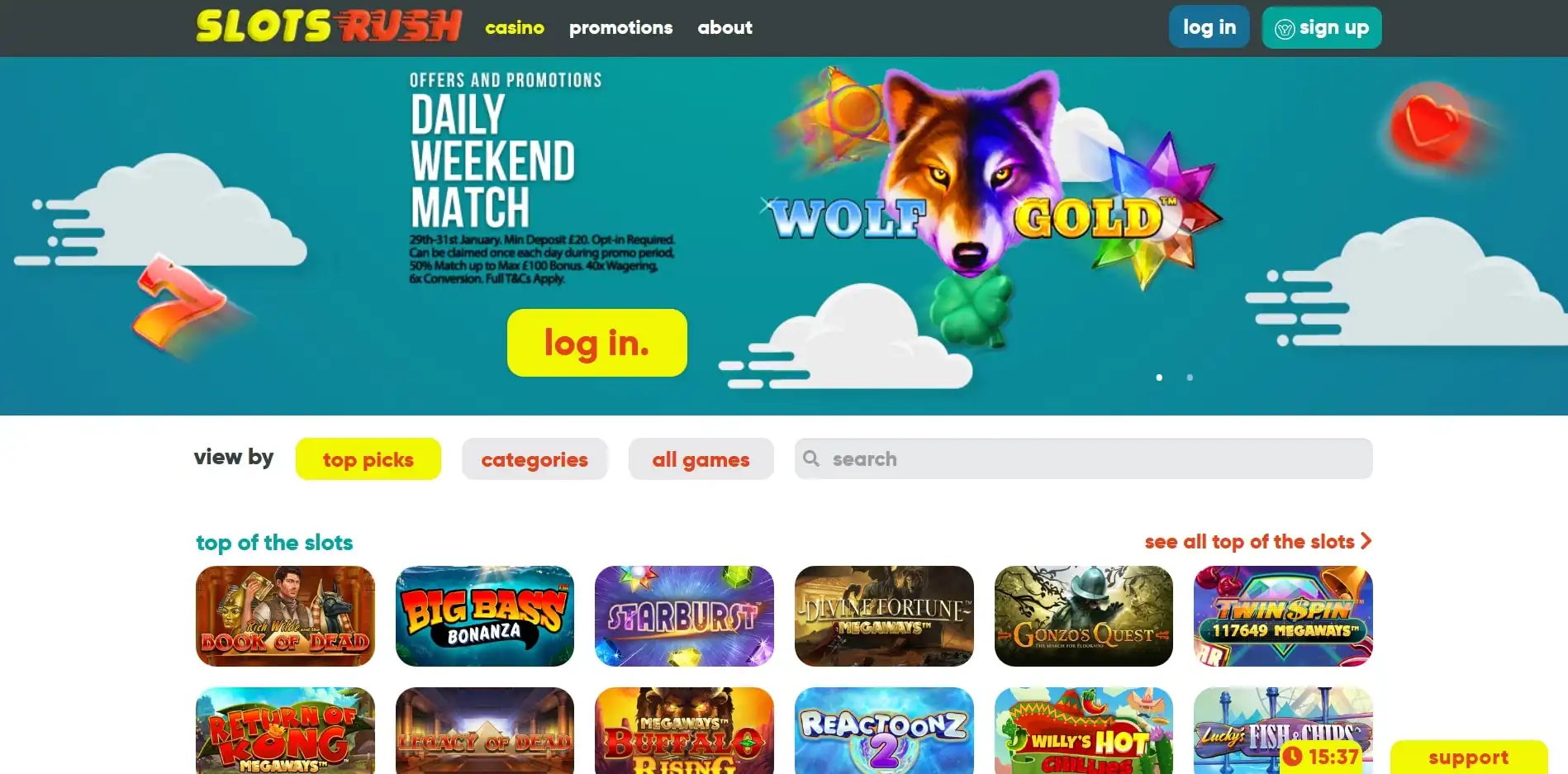 Slots Rush Casino Review