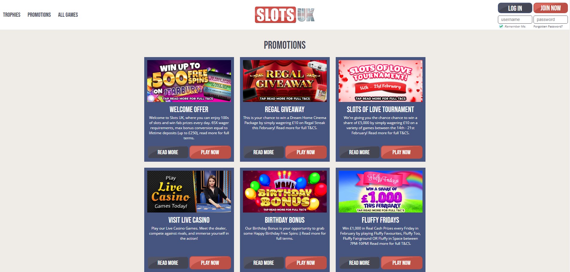 Slots UK Casino No Deposit Bonus