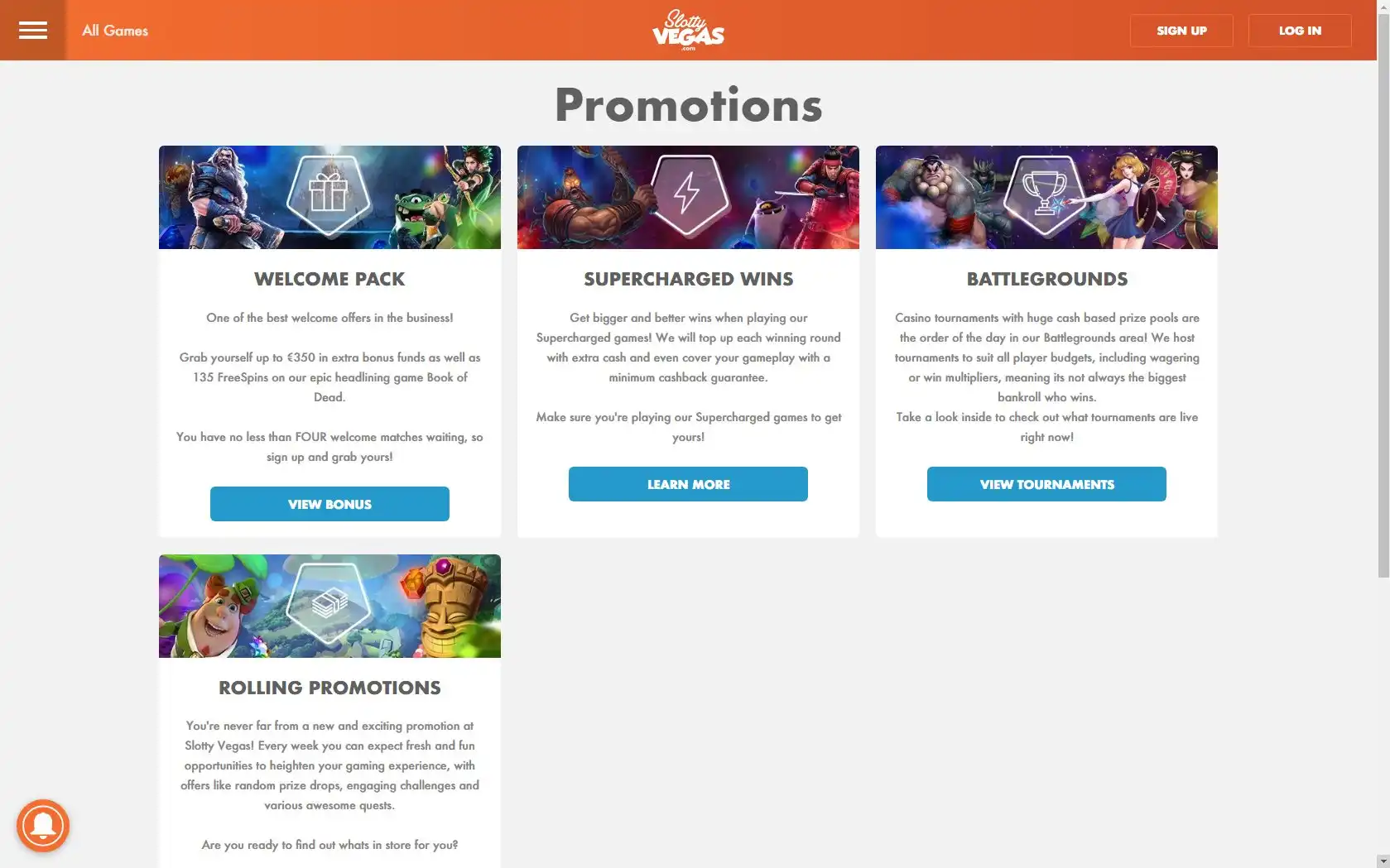 Slotty Vegas Casino No Deposit Bonus