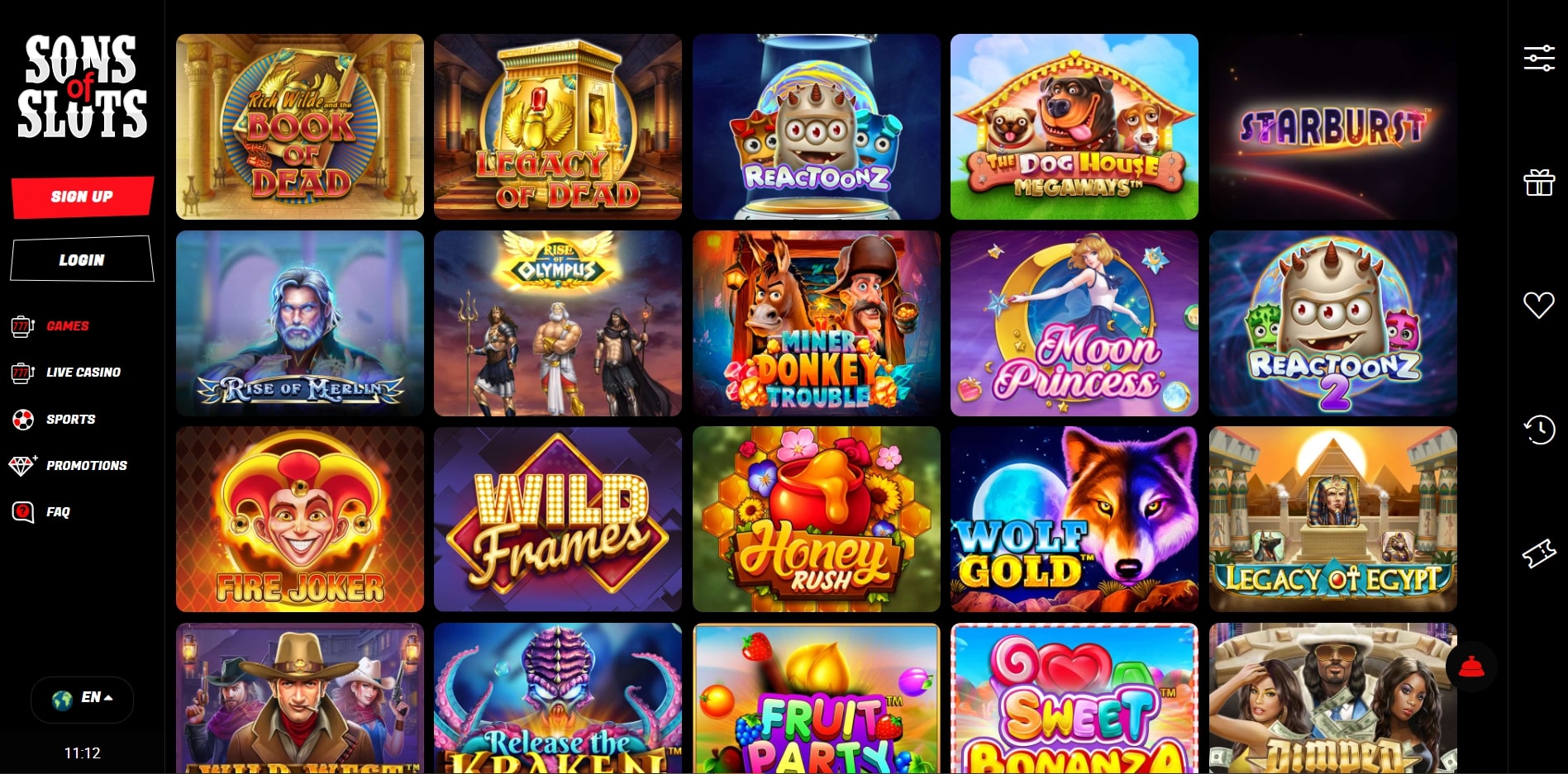 Sons of Slots Games
