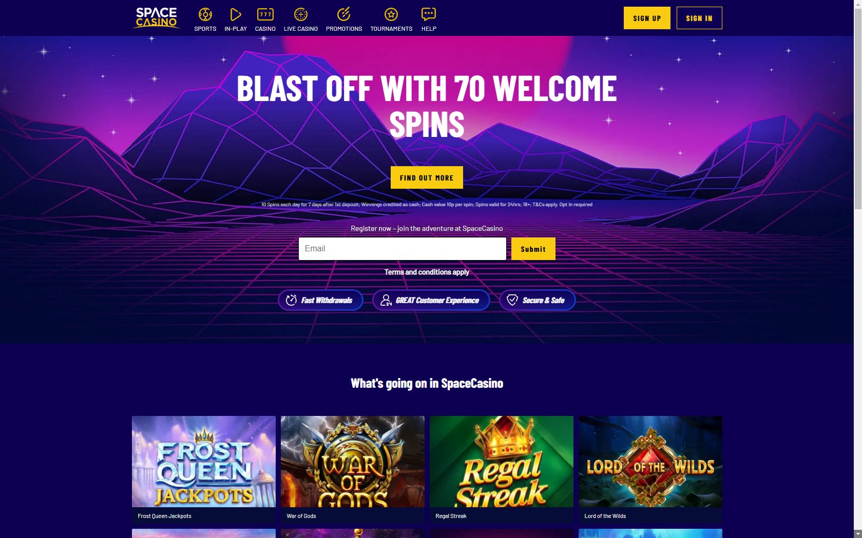 Space Casino Review