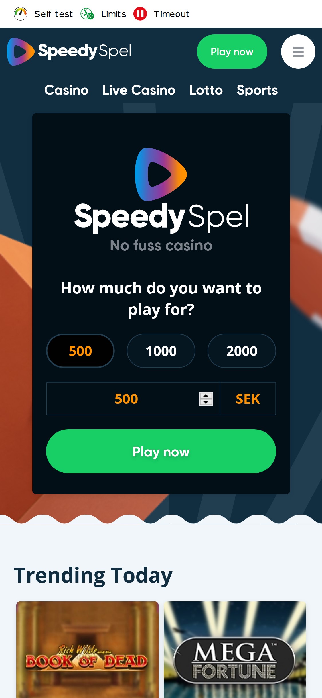Speedy Casino Mobile Review